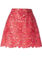 Marco De Vincenzo Embroidered Lace Circle Skirt