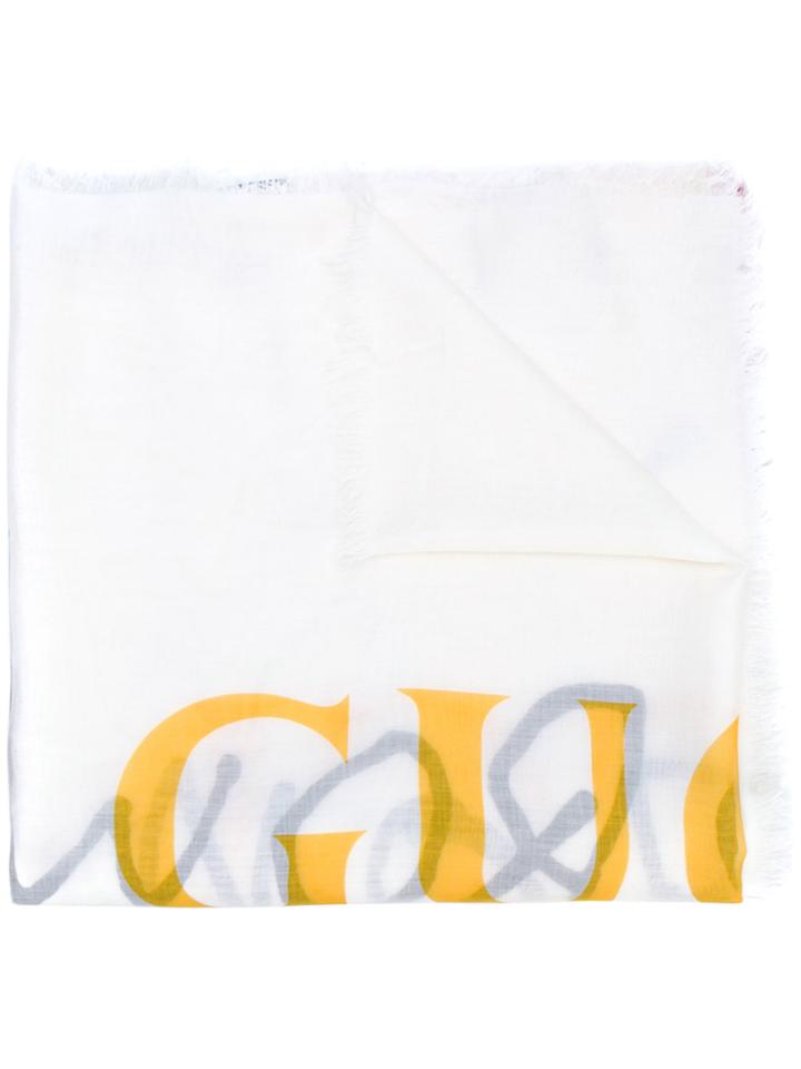 Gucci Coco Capitán Print Scarf - White