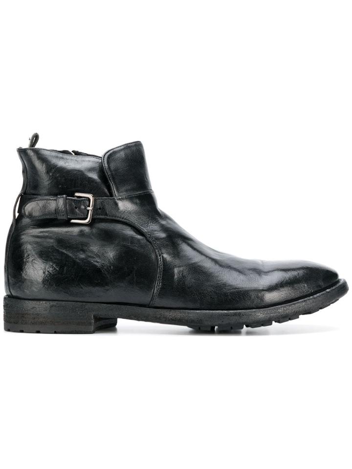 Officine Creative Princeton Derby Boots - Black