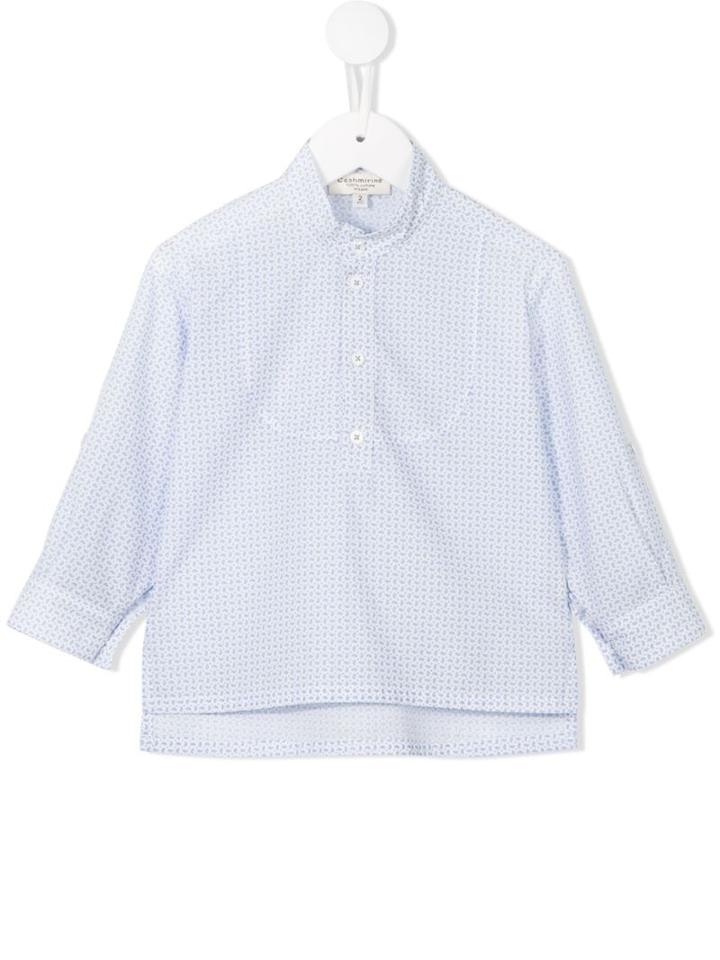 Cashmirino Paisley Print Shirt, Toddler Boy's, Size: 5 Yrs, Blue