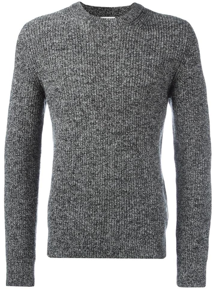 Wood Wood 'clifford' Jumper, Men's, Size: Small, Black, Wool/polyamide