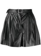 Pinko Short Belted Shorts - Black