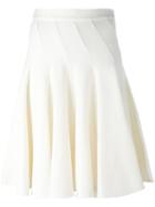 Ermanno Scervino Midi Pleated Skirt, Women's, Size: 44, Nude/neutrals, Silk/cashmere/wool