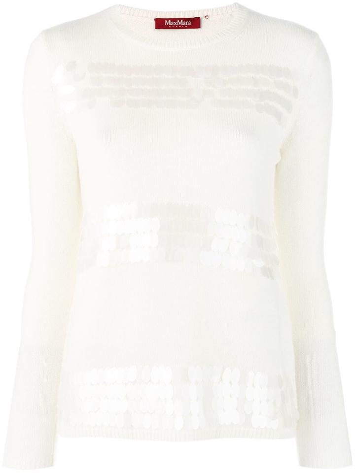 Max Mara Studio Tamaro Sweater - White