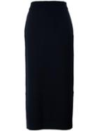 Enföld High Rise Maxi Skirt, Women's, Size: 36, Blue, Wool