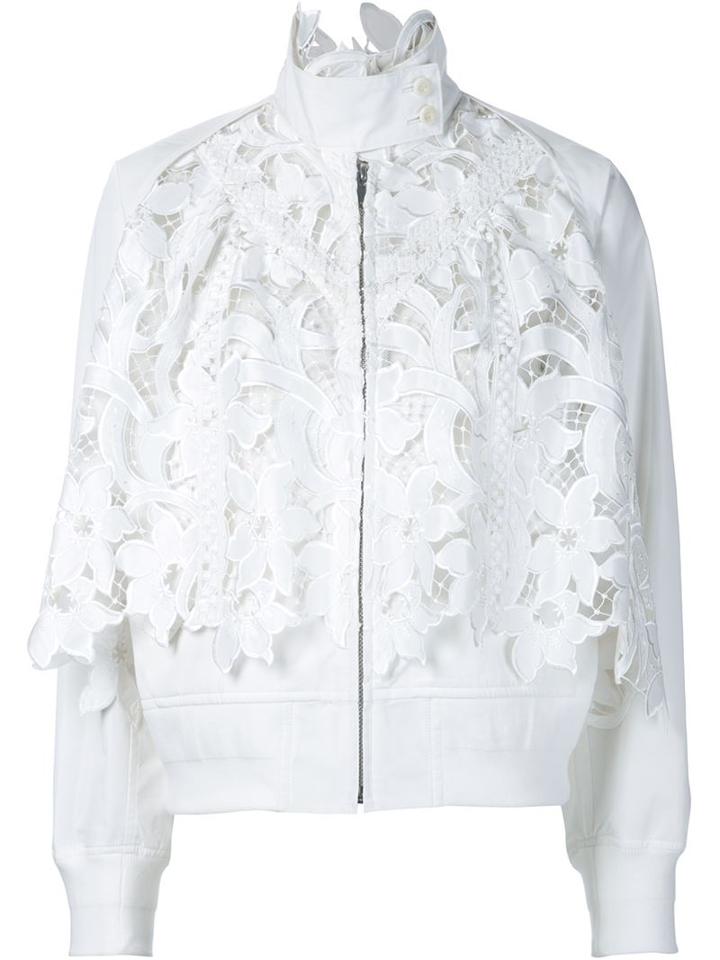 Sacai Floral Lace Bomber Jacket