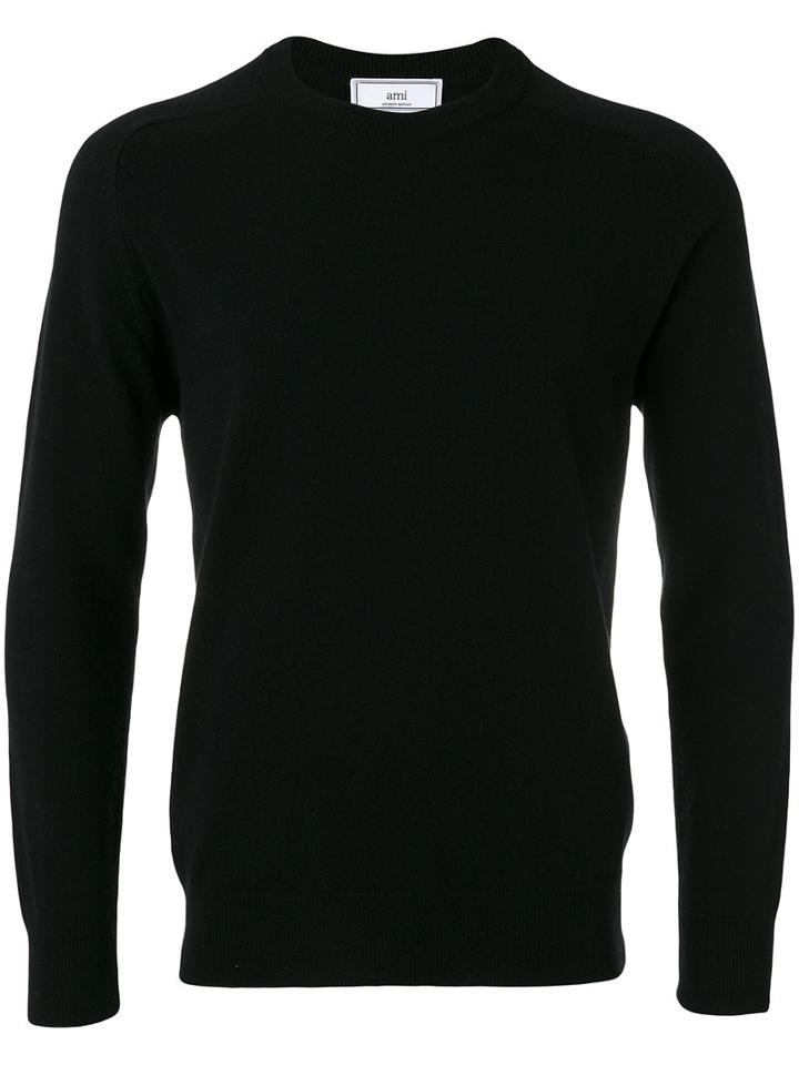 Ami Alexandre Mattiussi - Raglan Jumper - Men - Cashmere/wool - M, Black, Cashmere/wool