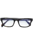 Face À Face Rectangular Frame Glasses - Brown