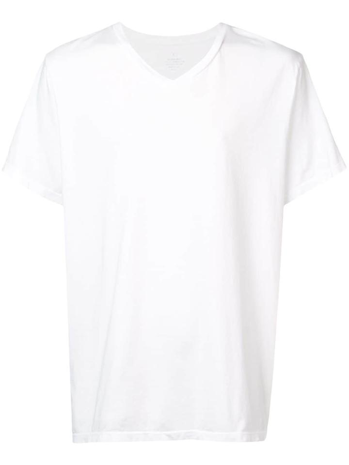 Save Khaki United V-neck Short Sleeve T-shirt - White