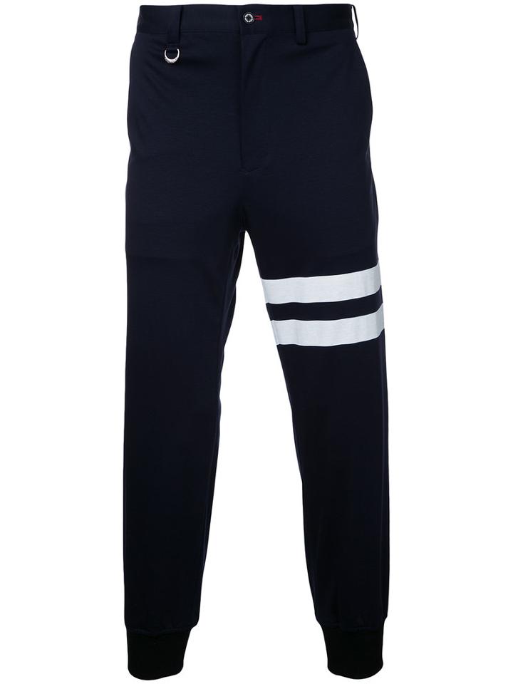 Guild Prime - Striped Track Trousers - Men - Cotton - 1, Blue, Cotton