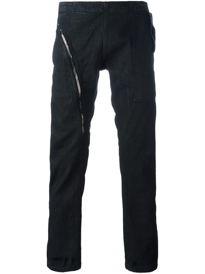 Rick Owens Drkshdw 'aircut' Trousers, Men's, Size: Large, Black, Cotton