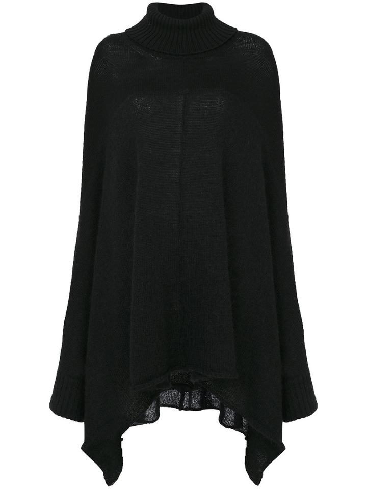 Lost & Found Rooms - Turtleneck Oversized Jumper - Women - Acrylic/polyamide/wool - Xs, Black, Acrylic/polyamide/wool