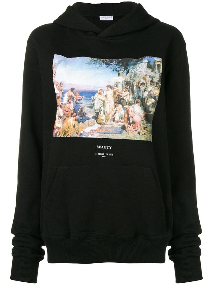 Ih Nom Uh Nit Beauty Print Hoody - Black