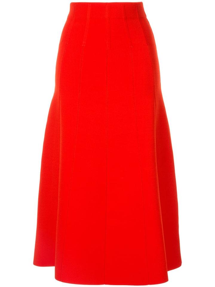 Ginger & Smart Valour Crepe Knit Skirt - Red