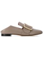 Bally Buckle Loafers - Grey