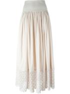 Steffen Schraut Embroidered Hem Skirt