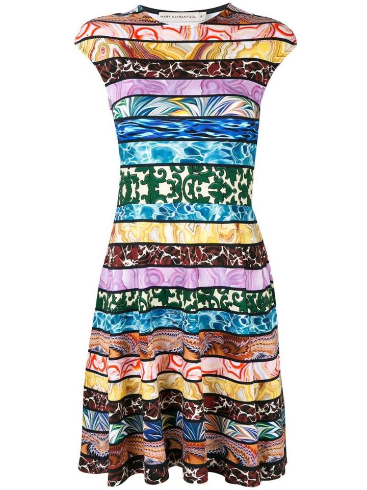 Mary Katrantzou Colour-block Mini Dress - Multicolour