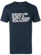 Ron Dorff Discipline Print T-shirt - Blue
