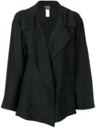 Kenzo Pre-owned Wide Lapels Loose Jacket - Black