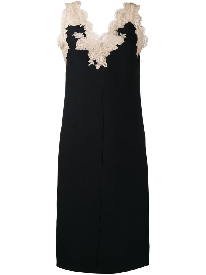 Valentino Lace Trim Dress