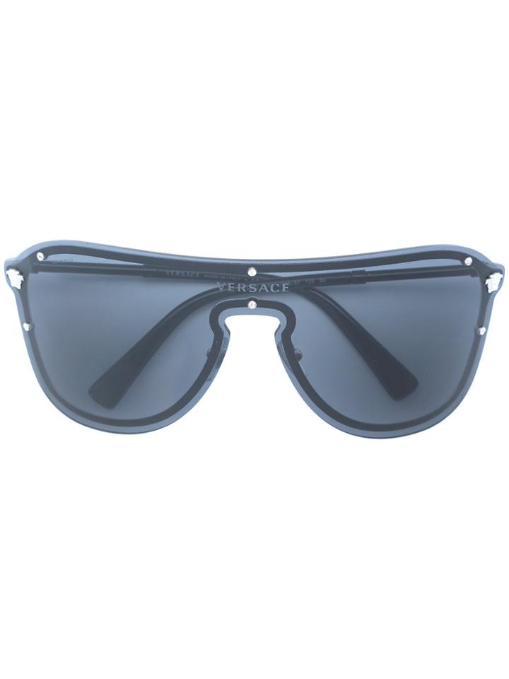 Versace Frenergy Visor Sunglasses - Black