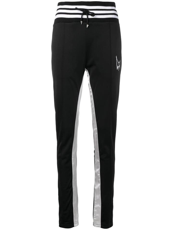 Mjb Striped Trim Track Pants - Black