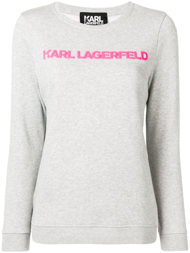 Karl Lagerfeld Logo Sweatshirt - Grey