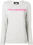 Karl Lagerfeld Logo Sweatshirt - Grey