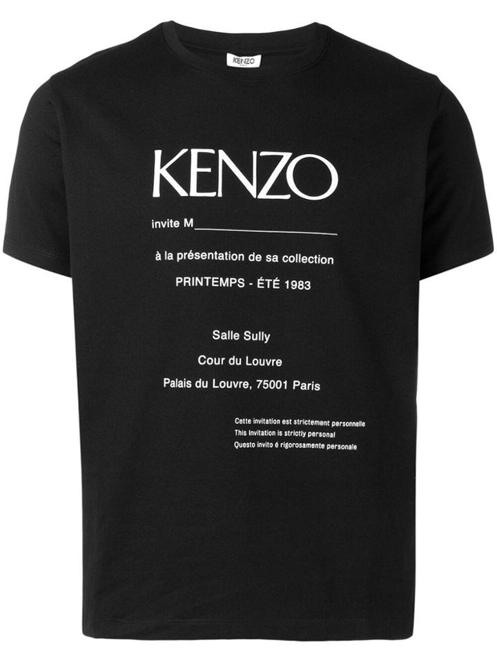 Kenzo Invitation T-shirt - Black