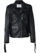 Matthew Miller Multi Zip Jacket, Women's, Size: 10, Black, Leather