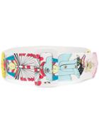 Ultràchic Printed Buckled Belt - Multicolour
