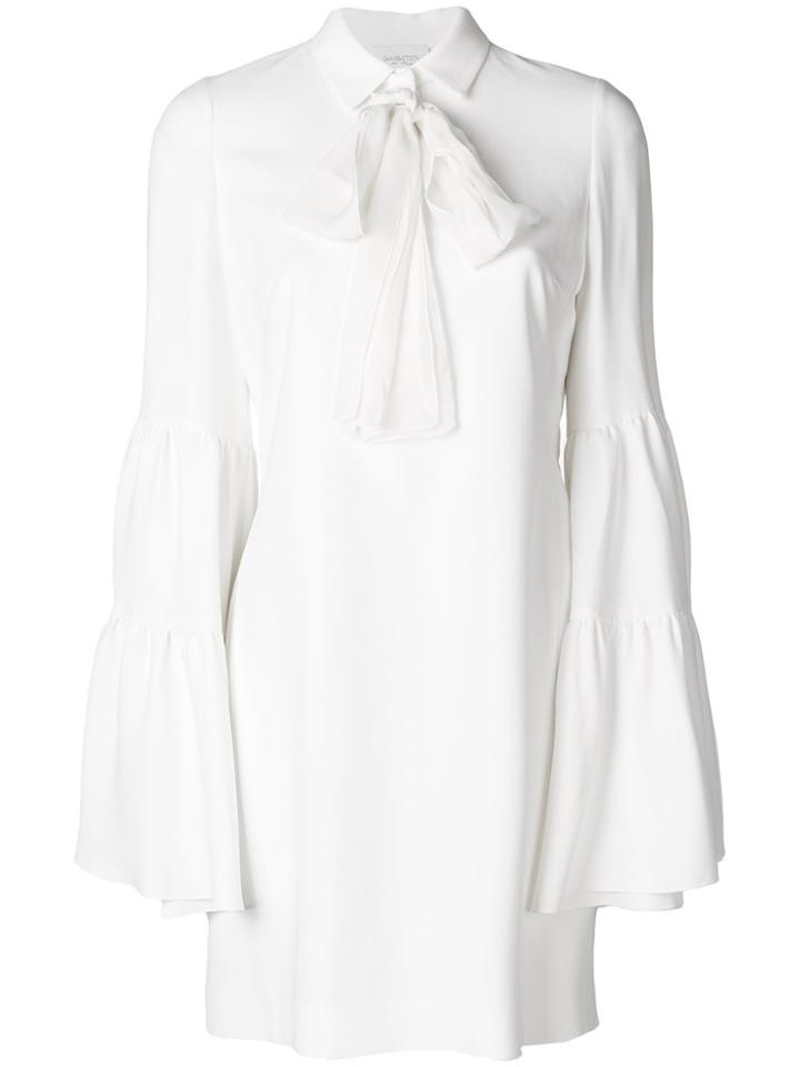 Giambattista Valli Tie Bow Dress - White