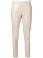 Fabiana Filippi Skinny Cropped Trousers - Neutrals