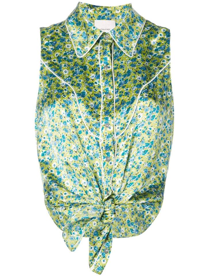 Cinq A Sept Leon Top - Green