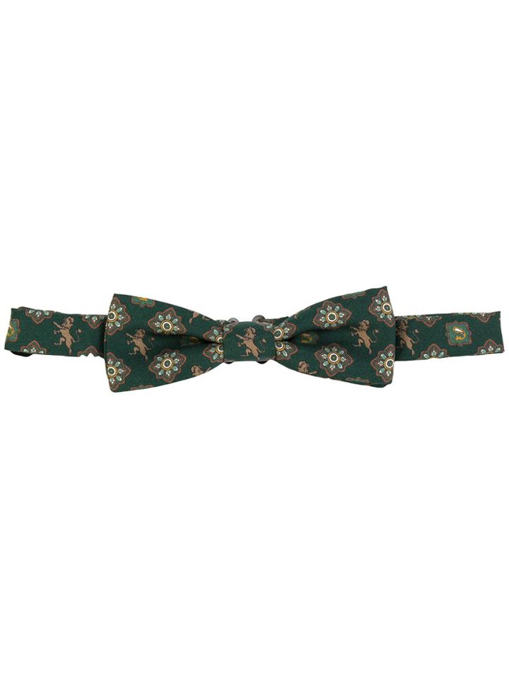 Dolce & Gabbana Printed Bow Tie - Green