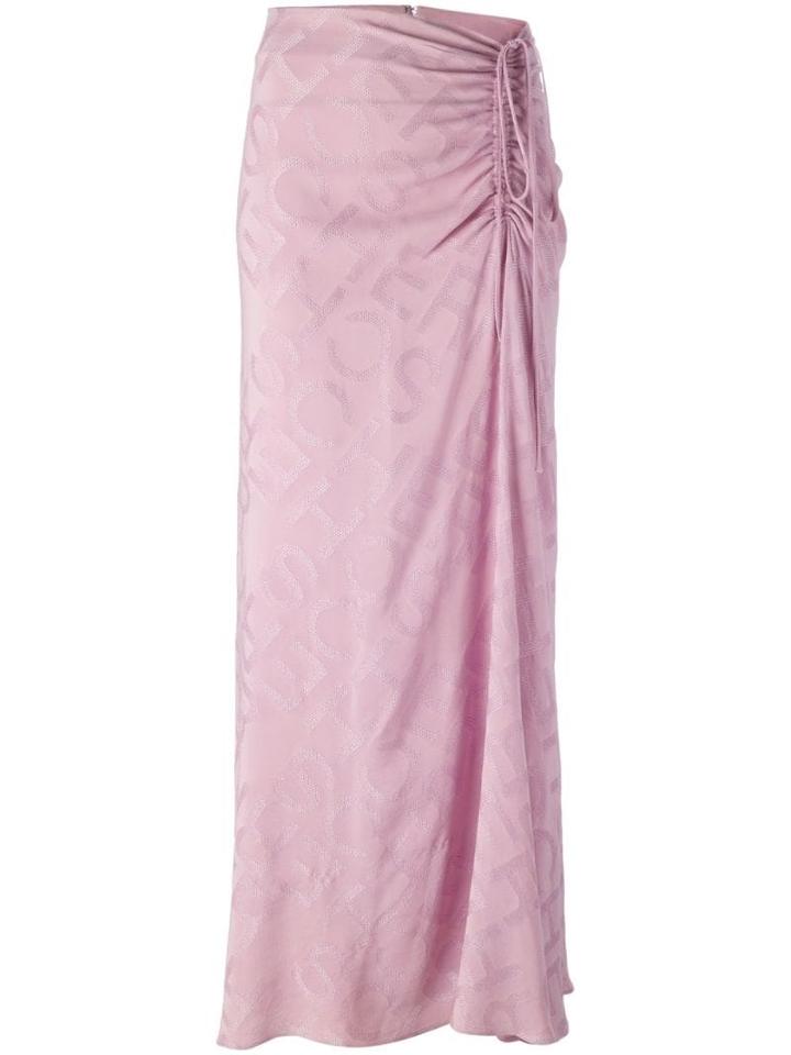Jean Louis Scherrer Pre-owned Draped Drawstring Skirt - Pink