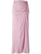 Jean Louis Scherrer Pre-owned Draped Drawstring Skirt - Pink
