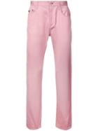 Loveless - Plain Chinos - Men - Cotton/polyester - 2, Pink/purple, Cotton/polyester