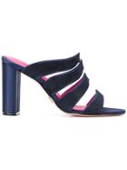 Oscar Tiye Fajer Mules - Blue