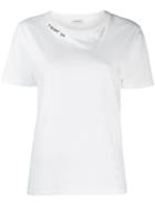 Saint Laurent Logo T-shirt - 9744 White