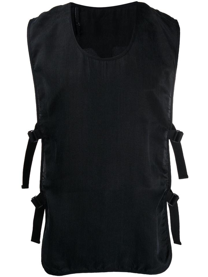 11 By Boris Bidjan Saberi Adjustable Vest Jacket - Black
