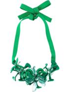 P.a.r.o.s.h. Moulinek Necklace, Women's, Green, Acrylic