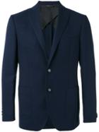 Tonello Patch Pockets Blazer, Men's, Size: 48, Blue, Virgin Wool