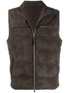 Al Duca D'aosta 1902 Padded Gilet - Brown