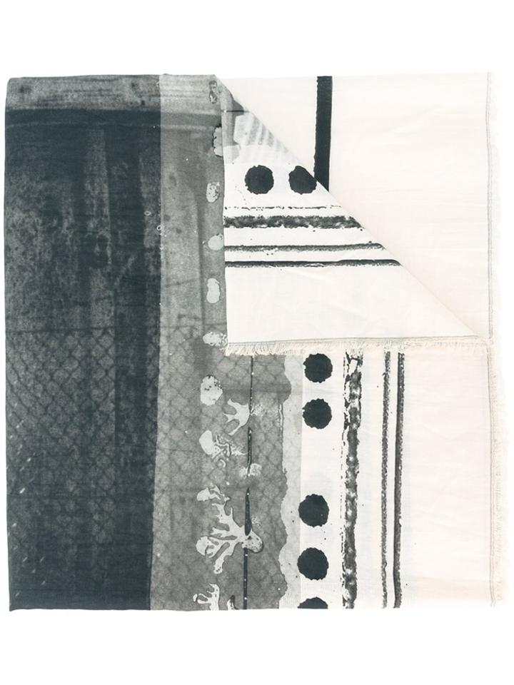 Lost & Found Ria Dunn 'church' Scarf - Grey
