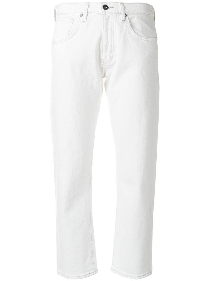 Levi's Slim-fit Cropped Jeans - White