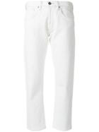 Levi's Slim-fit Cropped Jeans - White