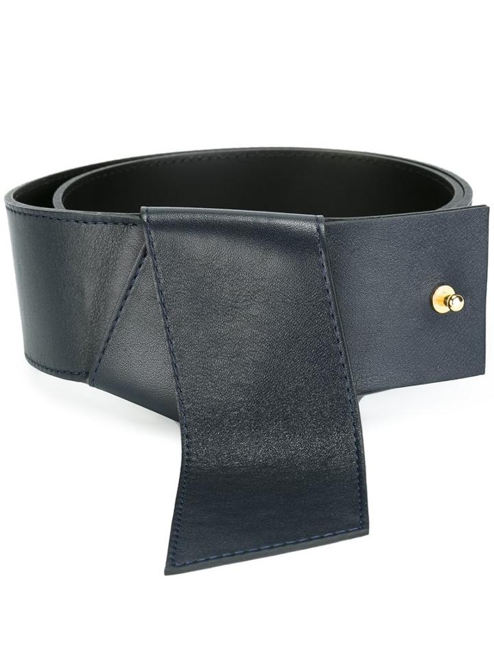 Cacharel 'origami' Belt, Women's, Size: 95, Blue, Calf Leather