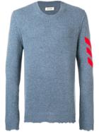 Zadig & Voltaire Kennedy Arrow Intarsia Sweater - Blue