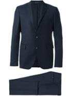 Tagliatore Formal Suit, Men's, Size: 54, Blue, Acetate/viscose/virgin Wool